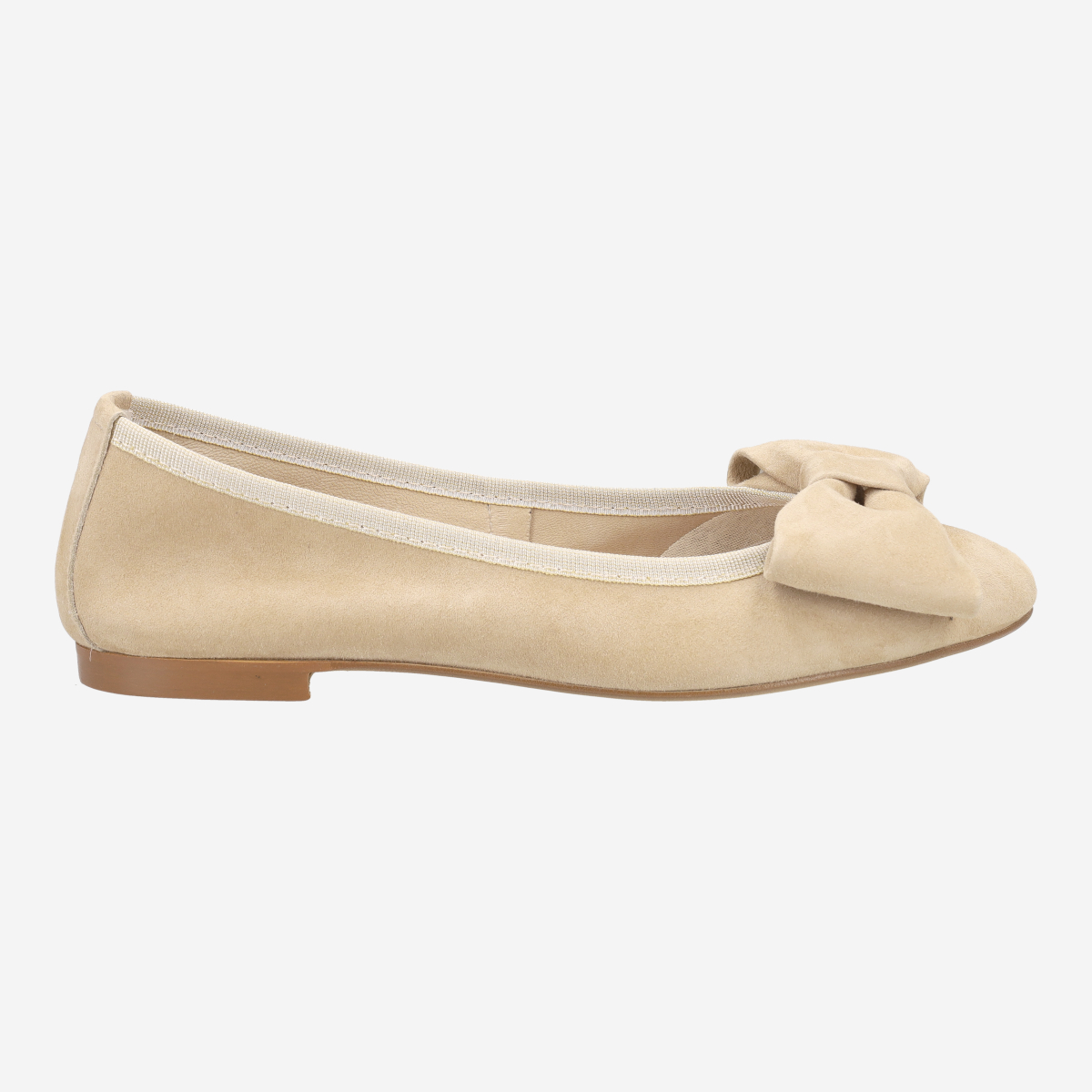 Lüke Schuhe NOEMI CAMEL, Ballerina in Braun für Damen, Größe 40