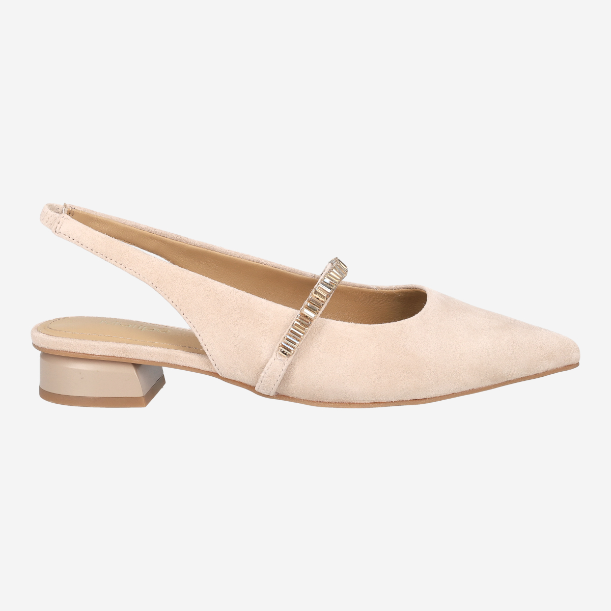 Maripé ESPERANZA V.5 NUDE, Peeptoes & Slingpumps in Beige für Damen, Größe 39
