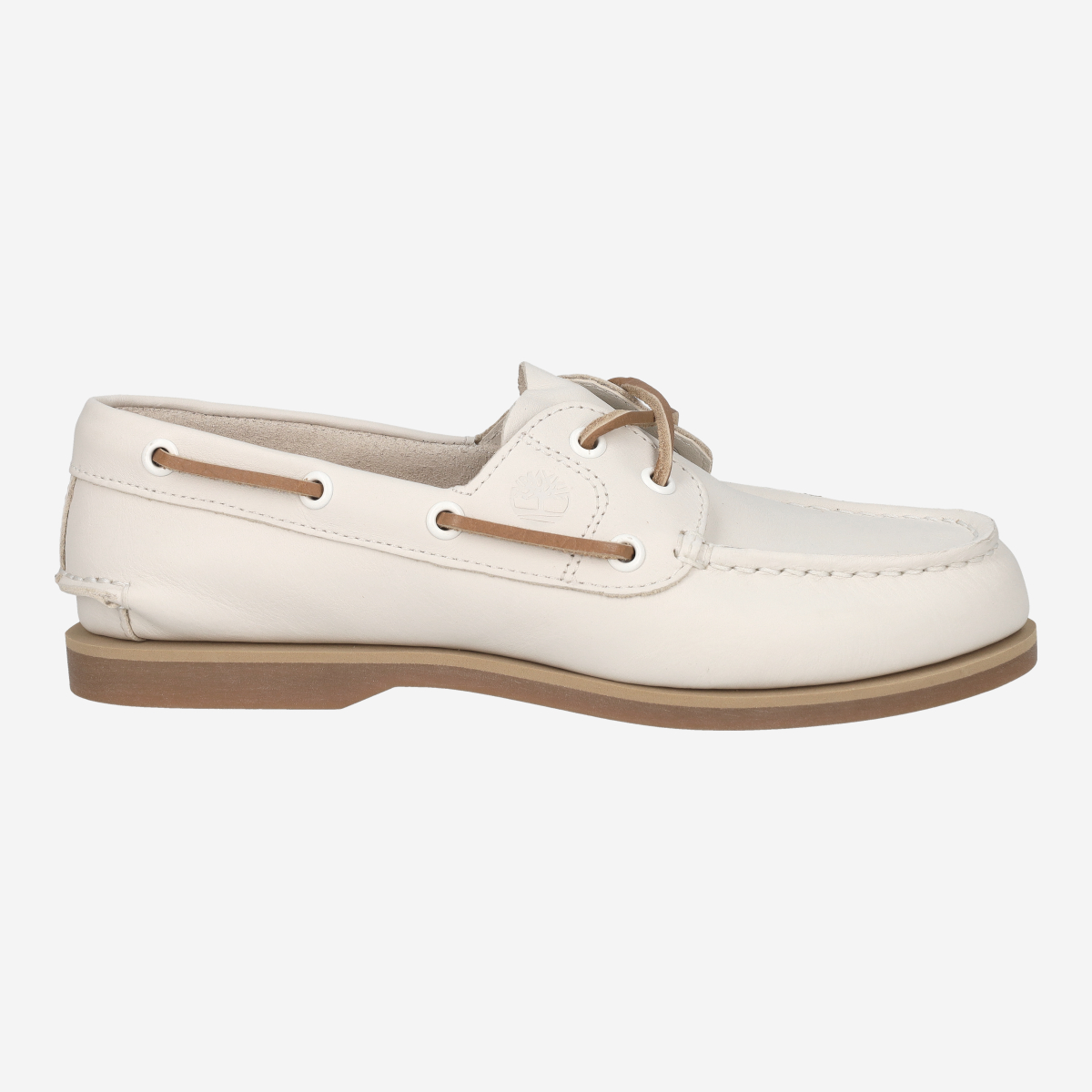 Timberland A2Q9X CLASSIC BOAT BOAT SHOE, Schnürschuhe in Creme/Weiß für Damen, Größe 39