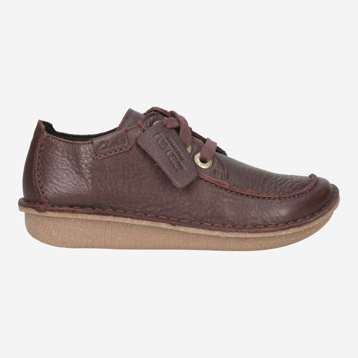 Clarks Funny Dream 26179094 4, Schnürschuhe in Weinrot für Damen, Größe 37