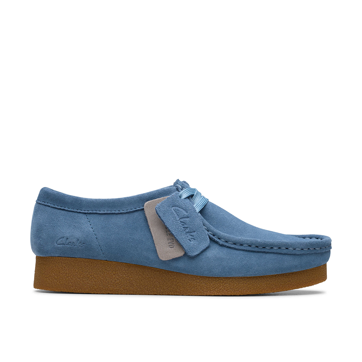 Clarks WallabeeEVOSh 26181476 4, Schnürschuhe in Blau für Damen, Größe 39,5