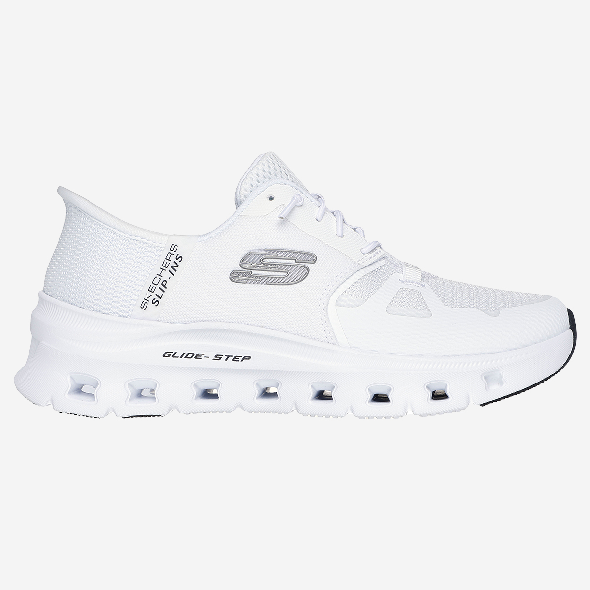 Skechers 150420 WHT GLIDE STEP, Sneaker in Weiß für Damen, Größe 40