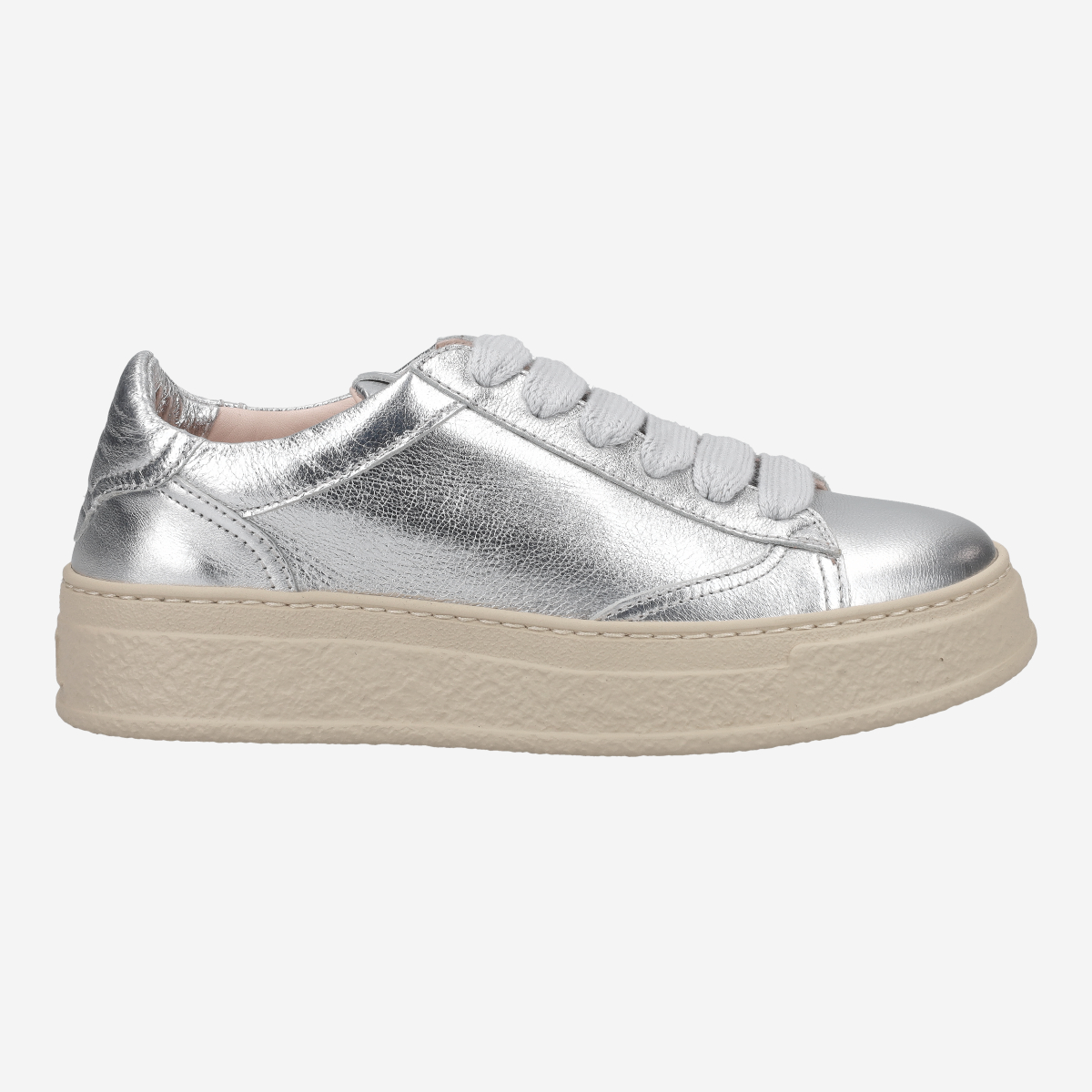 AGL GIULY LACE UP, Sneaker in Silber für Damen, Größe 39