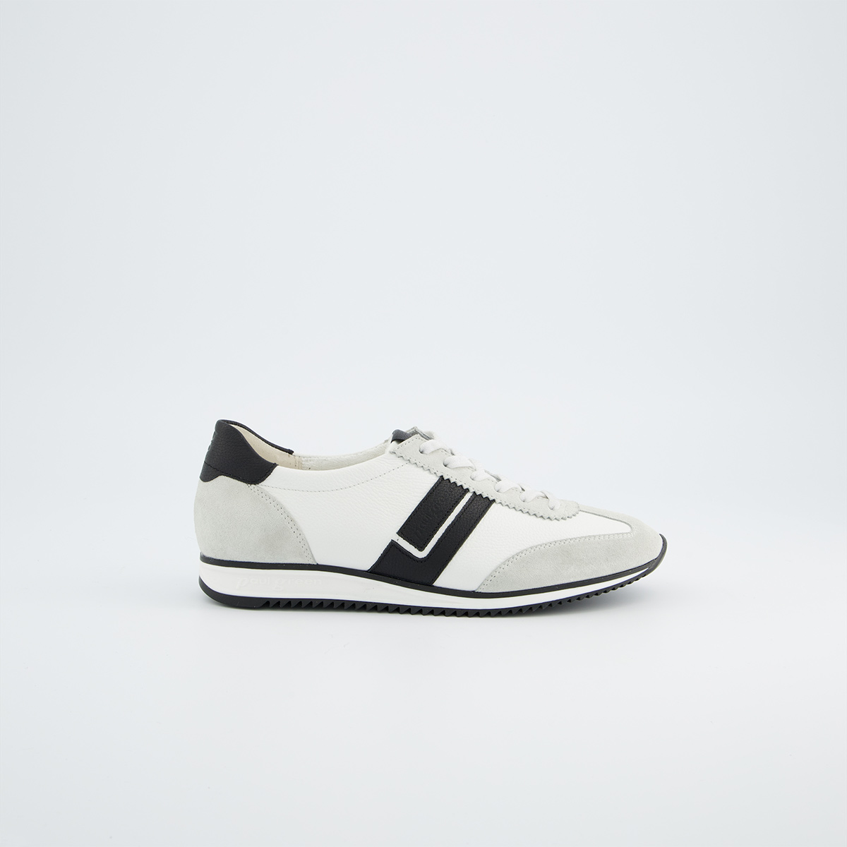 Paul Green 5453-017, Sneaker in Weiß,kombiniert für Damen, Größe 37