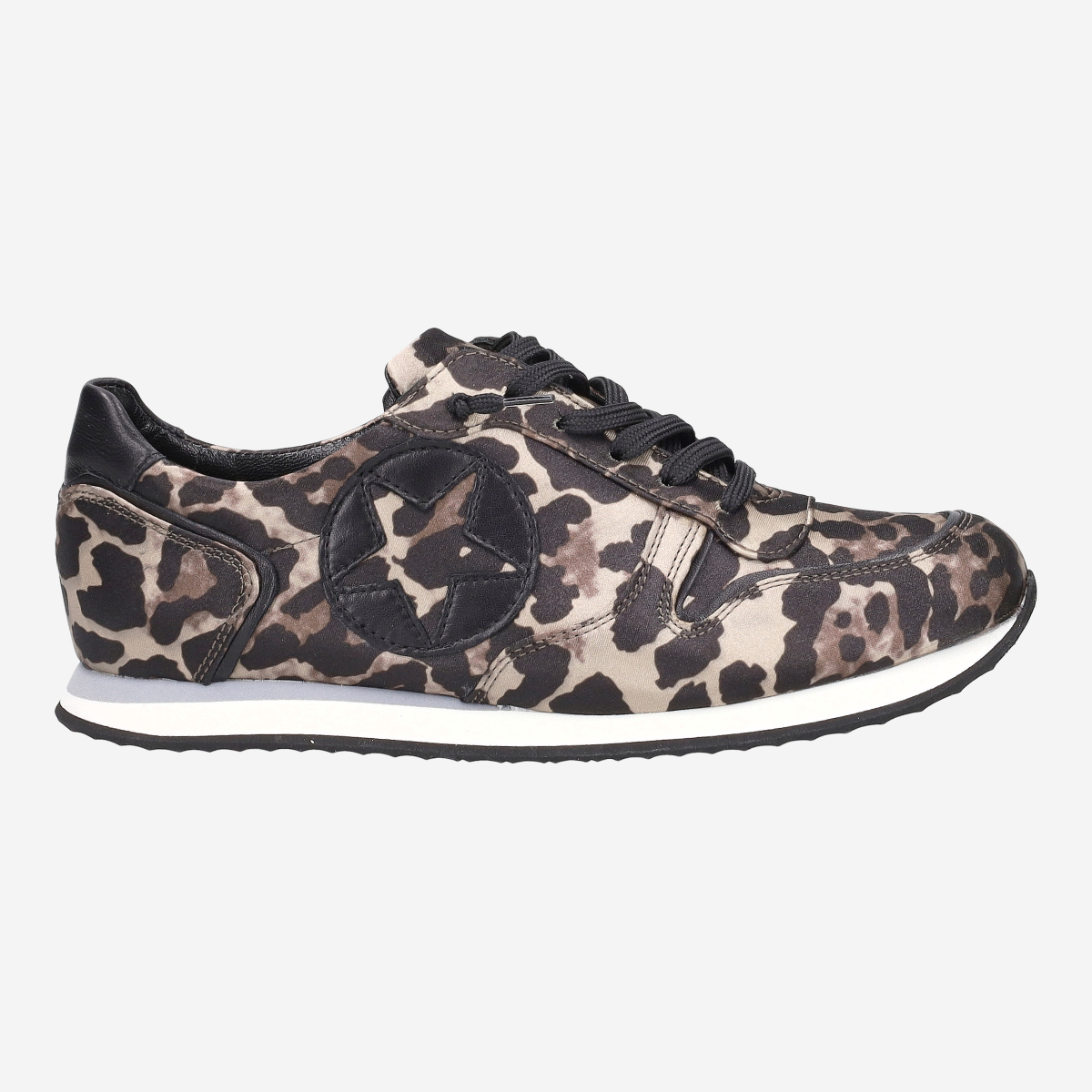 Kennel & Schmenger TRAINER, Sneaker in Braun kombiniert / Leo-Optik für Damen, Größe 38