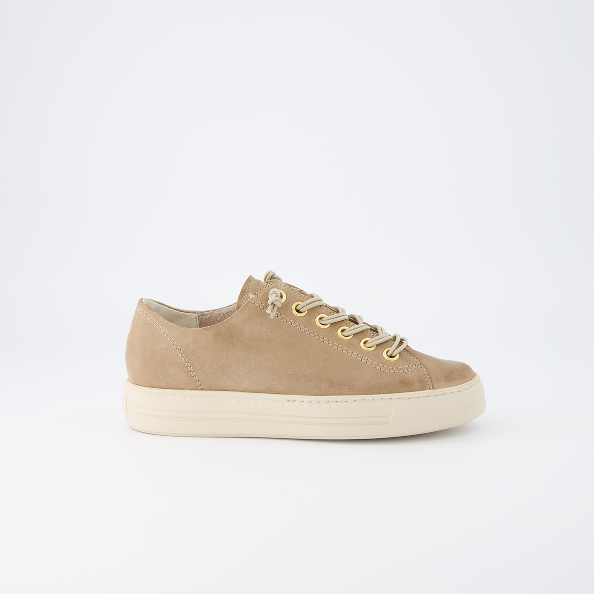 Paul Green 4081-557, Sneaker in Beige für Damen, Größe 35,5