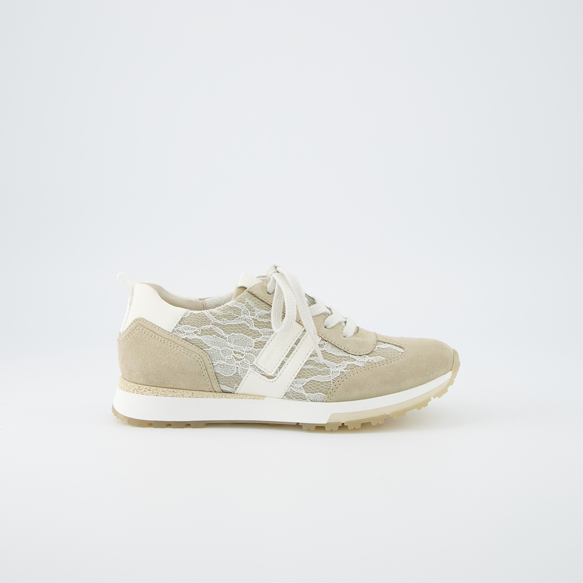 Paul Green 5492-027, Sneaker in Beige für Damen, Größe 36