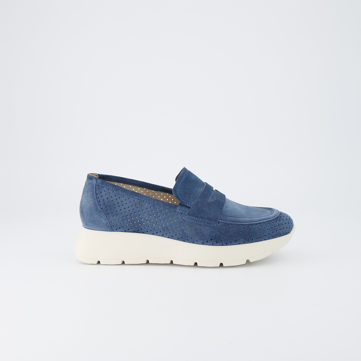Paul Green 1139-037, Sneaker in Blau für Damen, Größe 40
