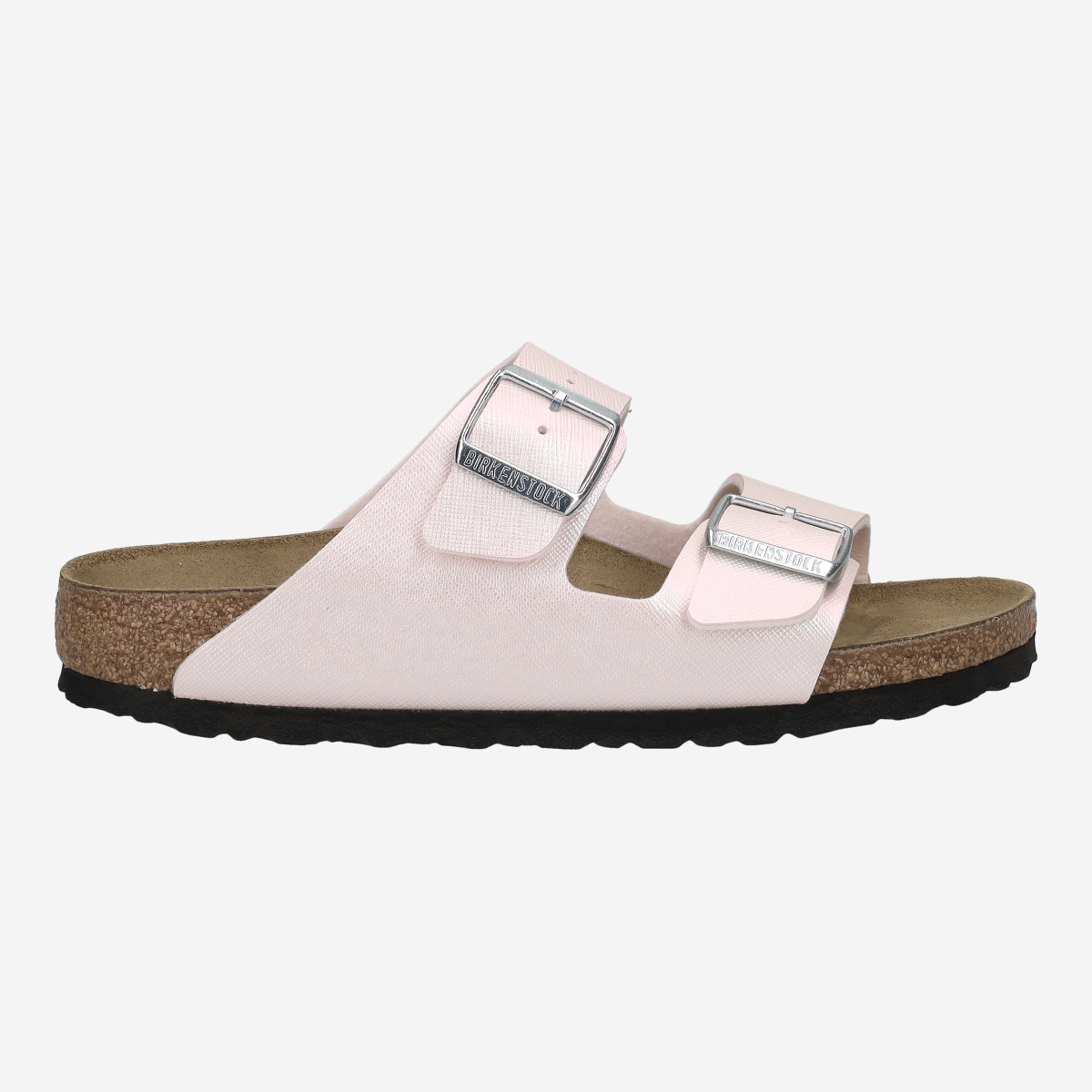 Birkenstock 1029511 ARIZONA BS BIRKO-FLOR EMBOSSED SAFFIANO, Sandaletten in Rose für Damen, Größe 36