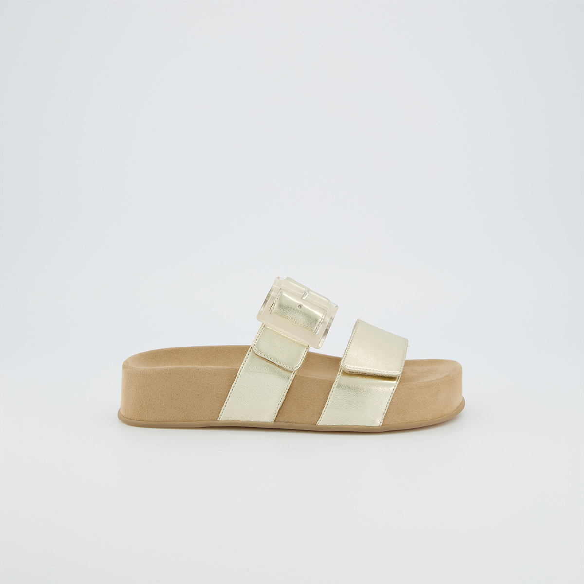 Paul Green 6157-027, Sandaletten in Gold für Damen, Größe 41