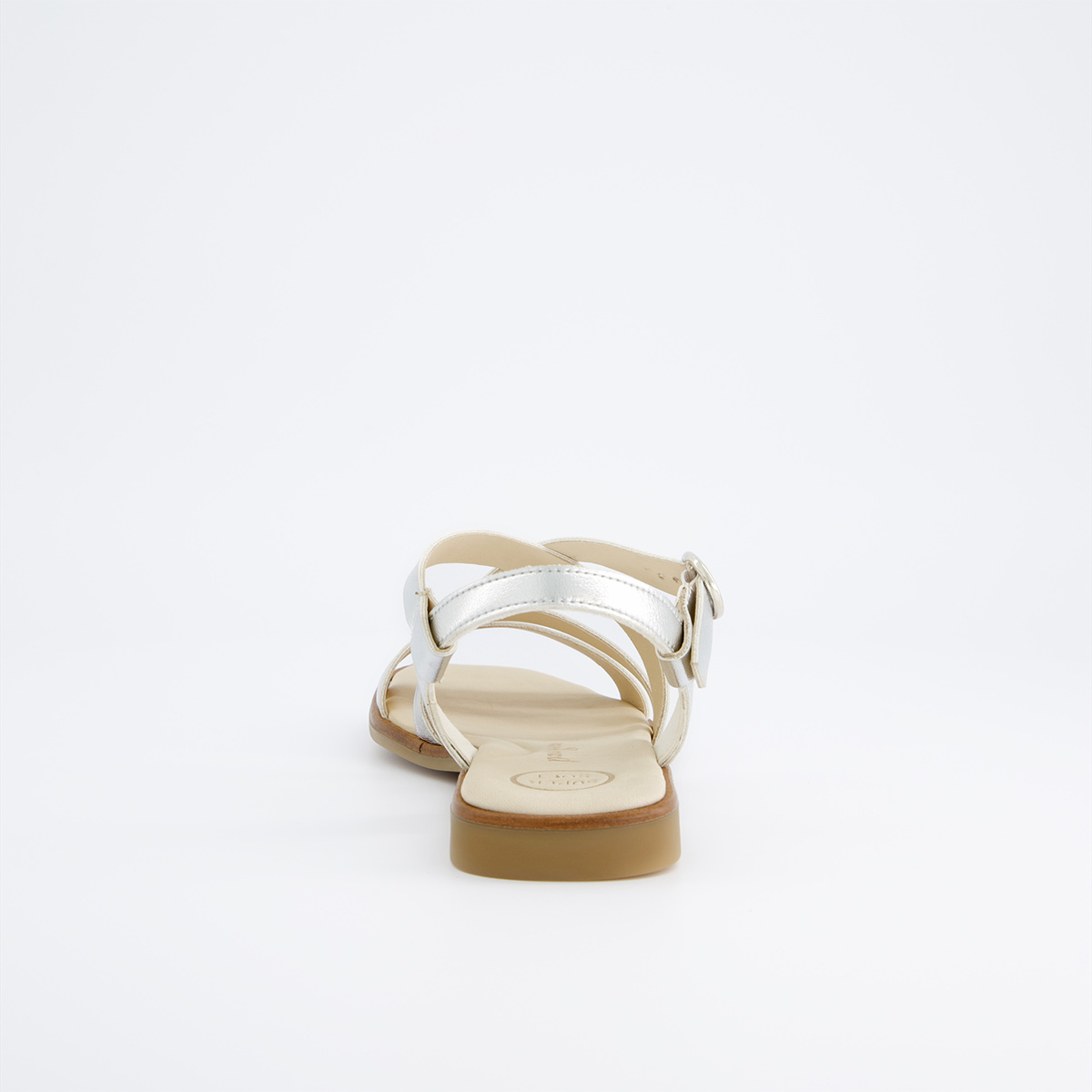Paul Green 6096-087, Sandaletten in Silber für Damen, Größe 42