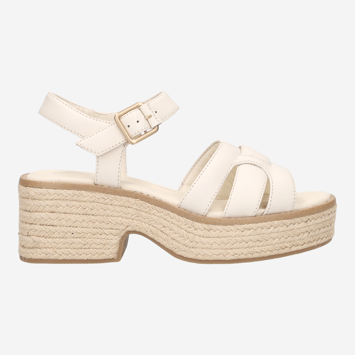 Clarks Coledale Strap 26181249 4, Sandaletten in Beige für Damen, Größe 40