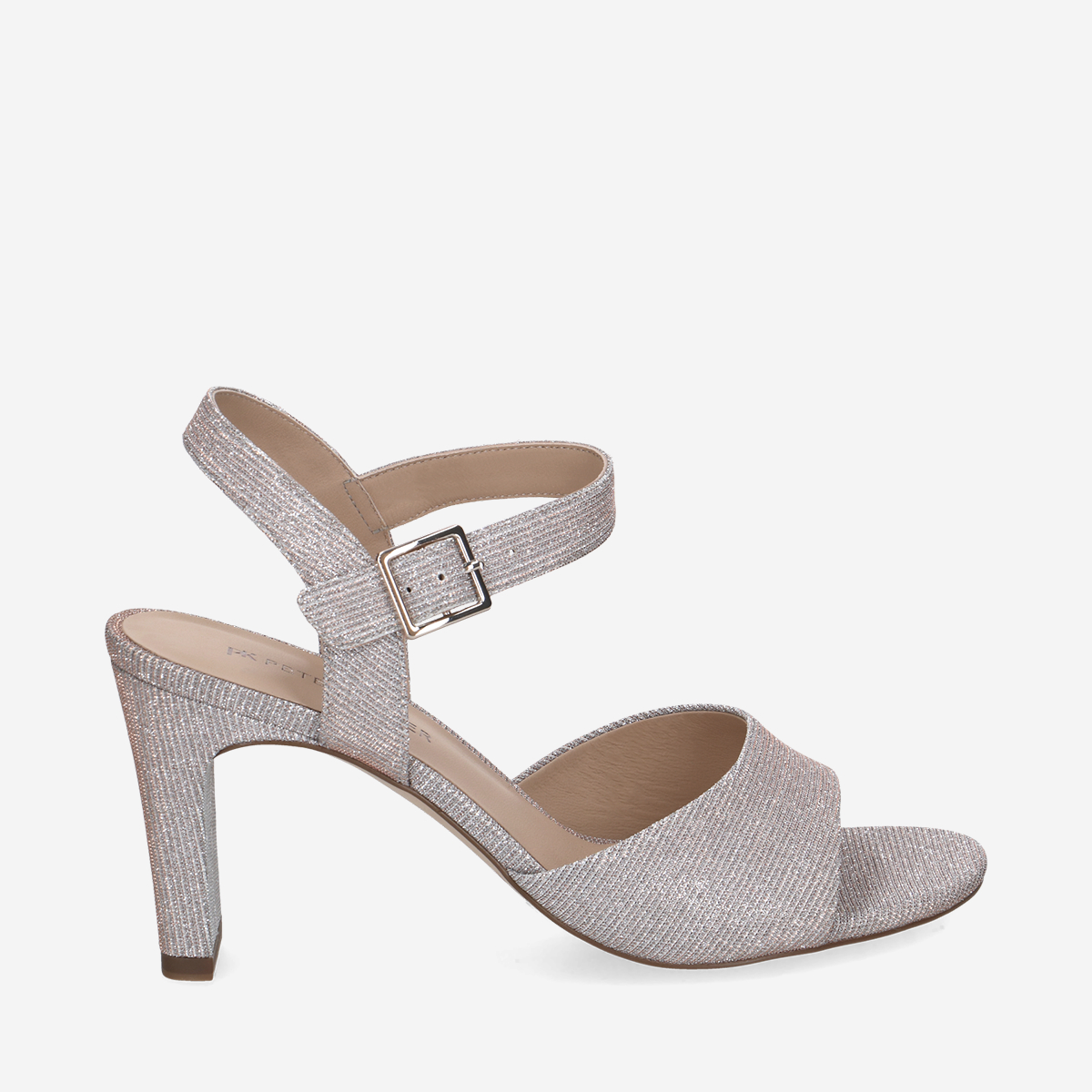 Peter Kaiser 78343 910, Sandaletten in Beige, metallik für Damen, Größe 39