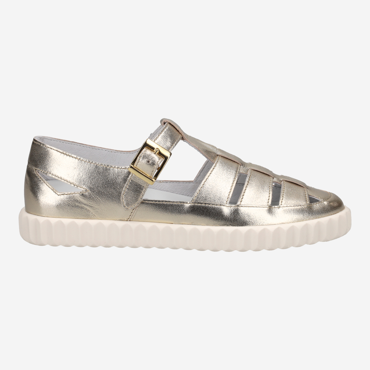 Voile Blanche SPIDY, Sandaletten in Gold für Damen, Größe 39