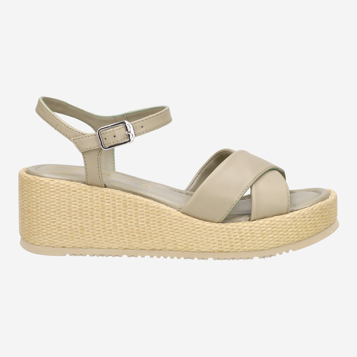 Unisa KEEN_GRA MATCHA, Sandaletten in Grün für Damen, Größe 39