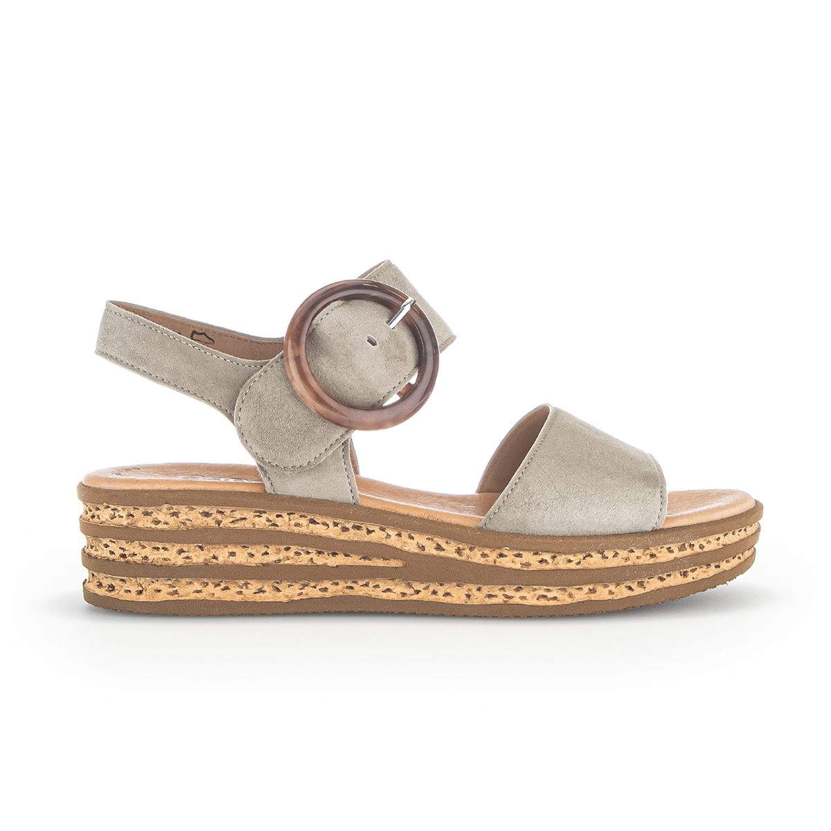 Gabor 4.550.31_6, Sandaletten in Grün für Damen, Größe 39