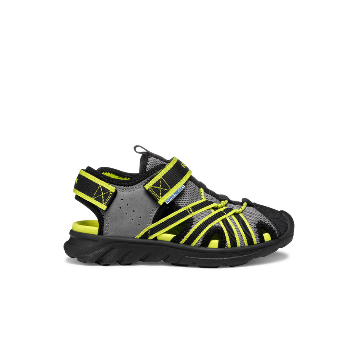 GEOX SANDAL AIRADYUM, Sandalen in Schwarz, kombiniert für Kinder, Größe 28