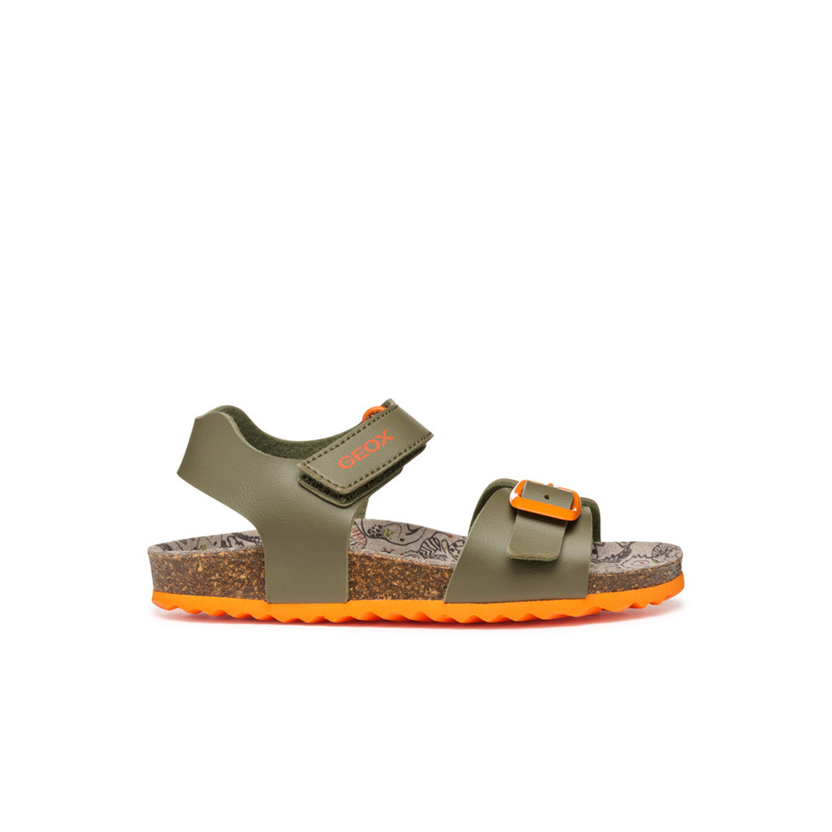 GEOX GHITA, Sandalen in Grün für Kinder, Größe 38