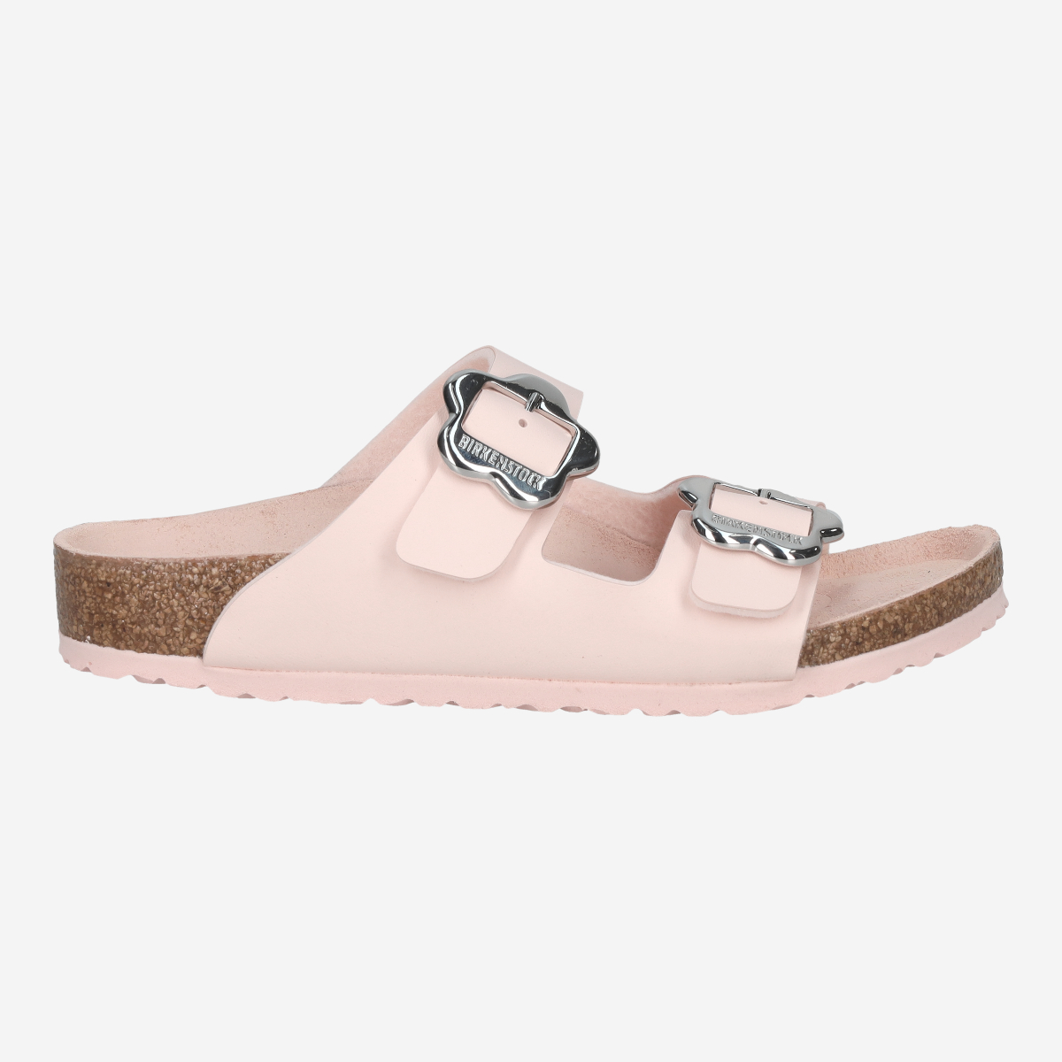 Birkenstock 1029490 ARIZONA FLOWER BUCKLE KIDS BIRKO-FLOR, Sandalen in Rose für Kinder, Größe 28