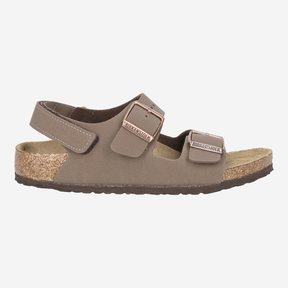 Birkenstock MILANO KIDS BIRKOFLOR, Sandalen in Braun für Kinder, Größe 27