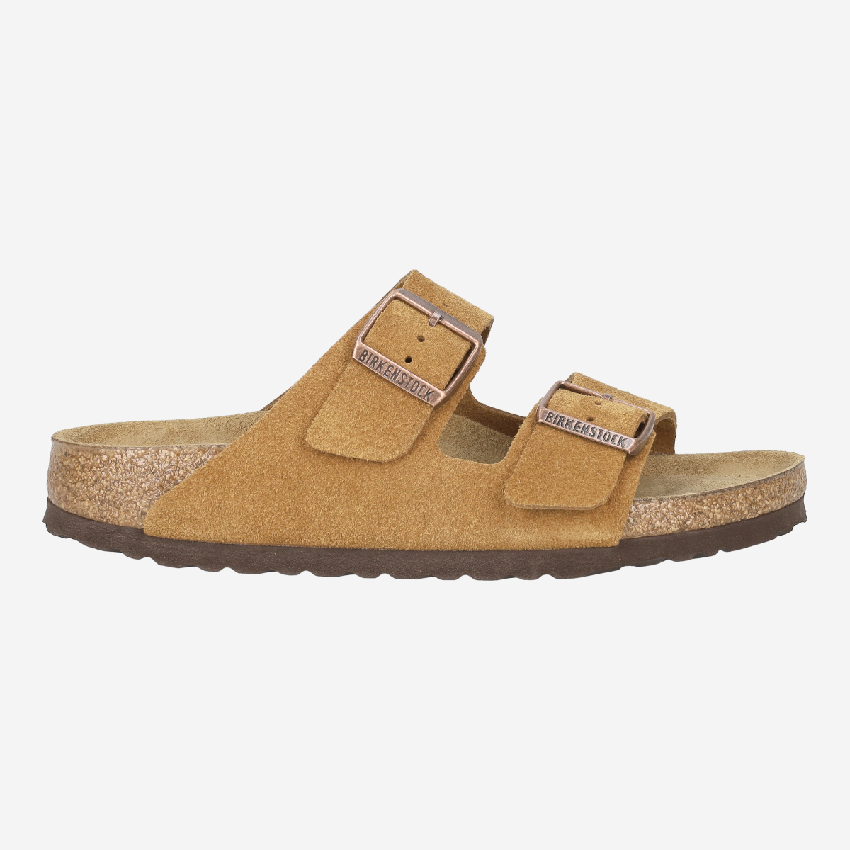 Birkenstock 1009527 ARIZONA SFB NUBUCK LEATHER SUEDE, Hausschuhe in Braun für Herren, Größe 43