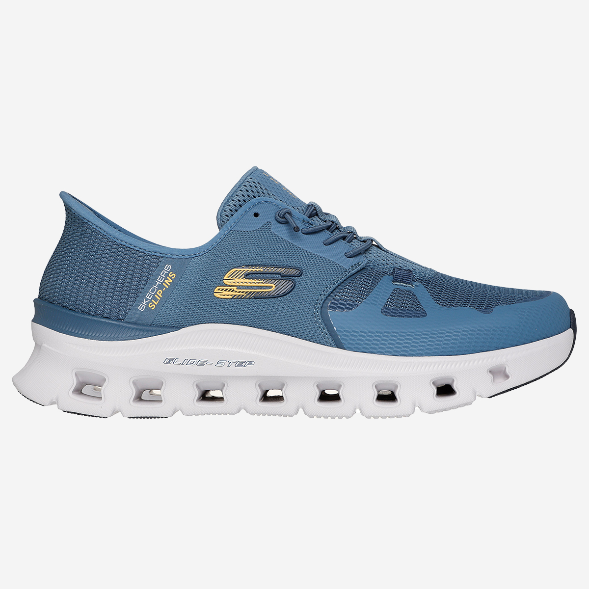Skechers 232930 SLT GLIDE STEP PRO, Sneaker in Blau für Herren, Größe 45