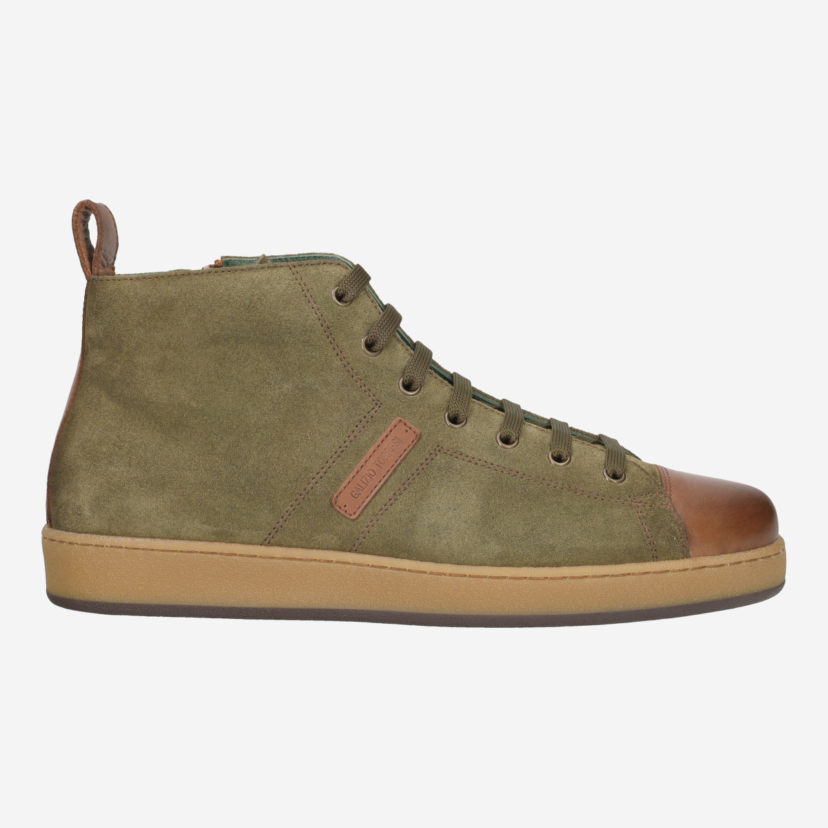 Galizio Torresi 325358 V70563, Sneaker in Grün für Herren, Größe 45
