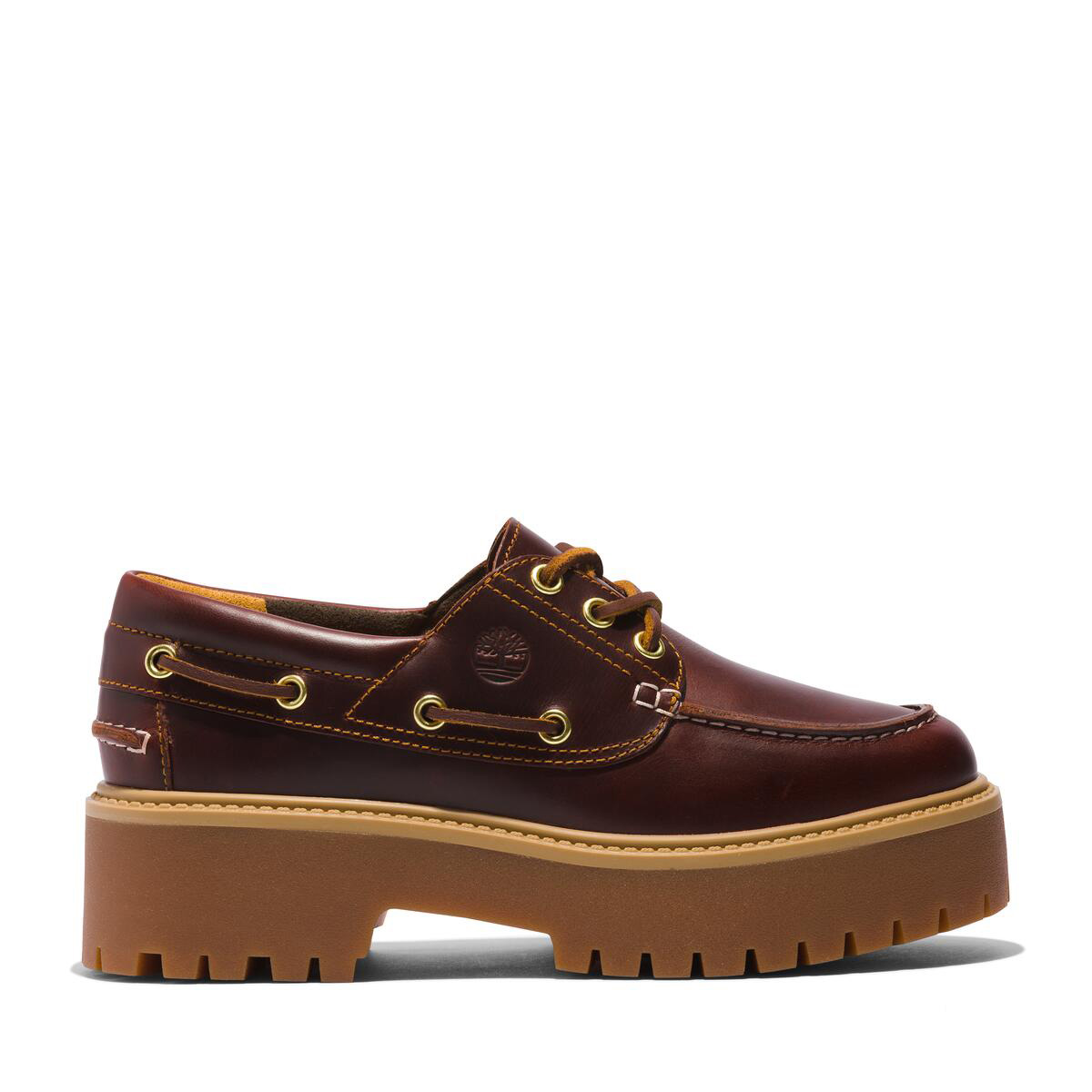Timberland A2QDM STONE STREET BOAT SHOE, Schnürschuhe in Braun für Damen, Größe 40