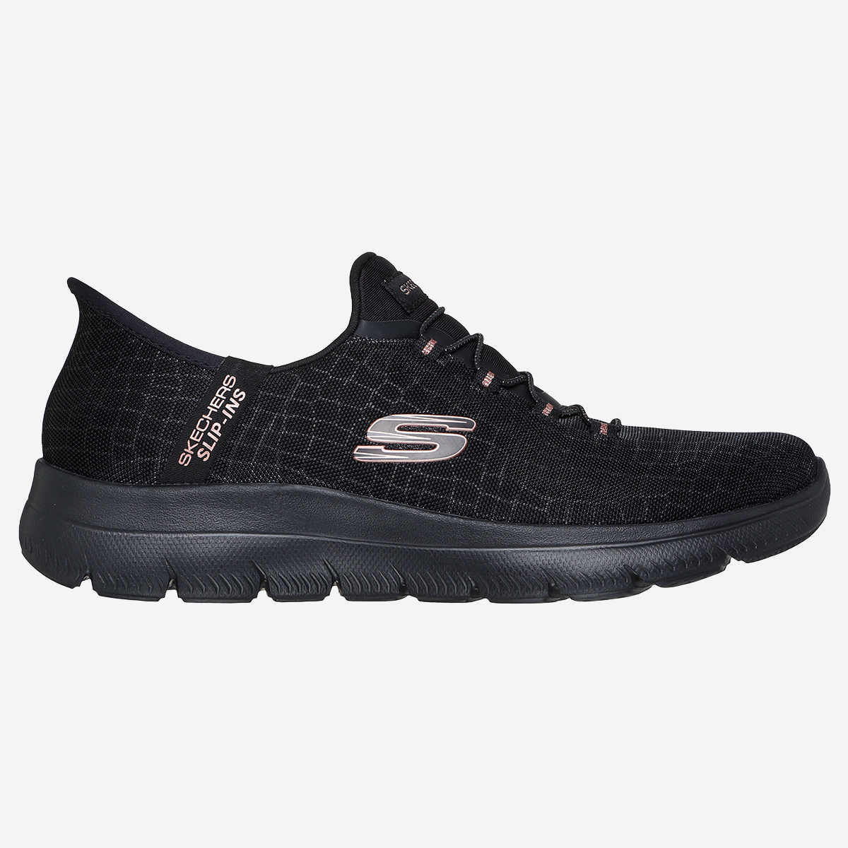 Skechers 150128 BKGD SUMMITS, Sneaker in Schwarz für Damen, Größe 40