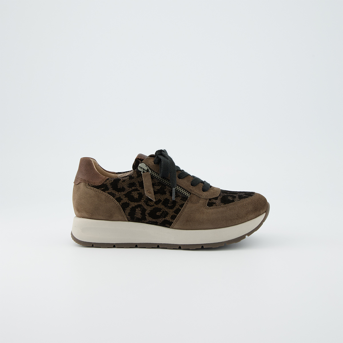 Paul Green 5444-050, Sneaker in Earth/ Bronze/ Vintage / Leo für Damen, Größe 39