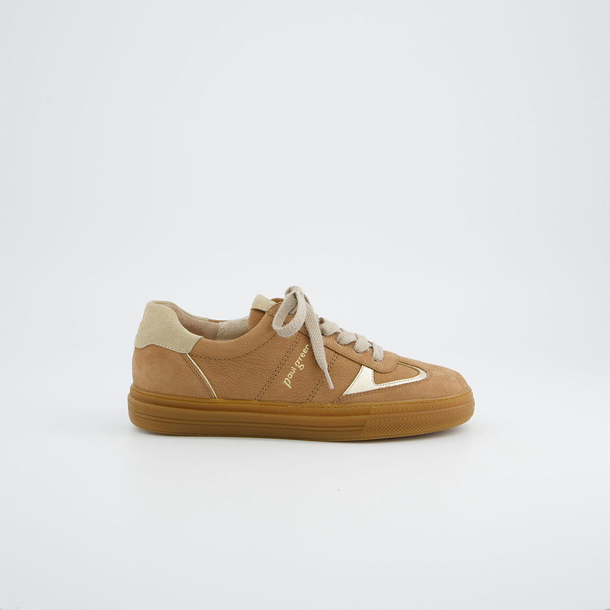 Paul Green 5466-008, Sneaker in Beige für Damen, Größe 38