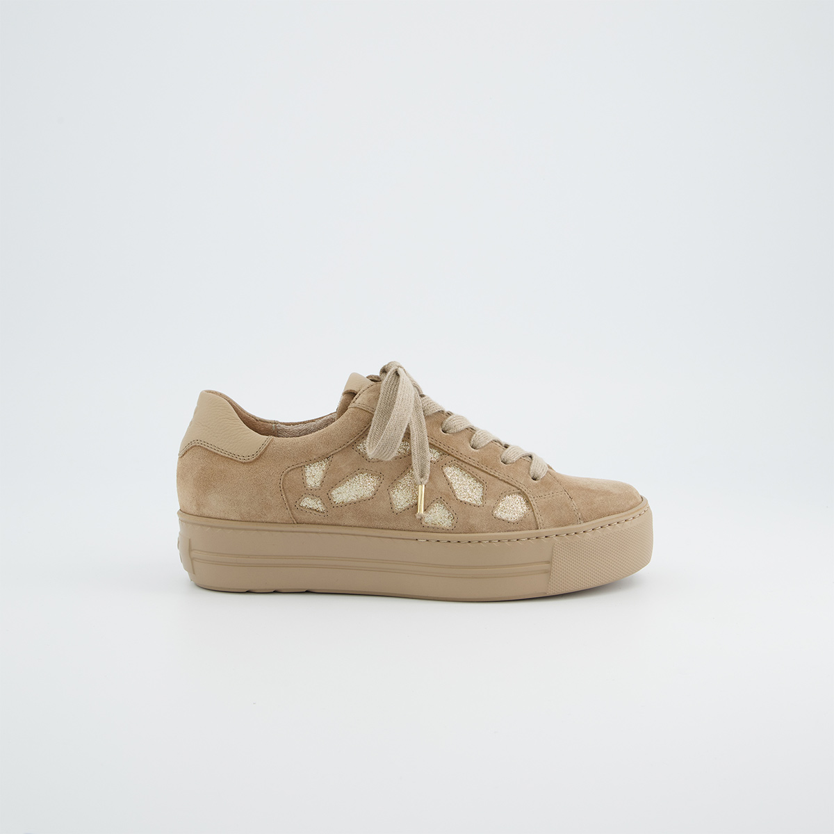 Paul Green 5479-018, Sneaker in Beige für Damen, Größe 38