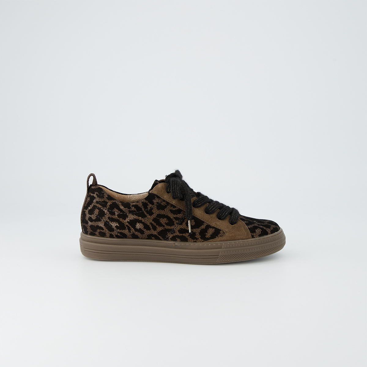 Paul Green 5416-098, Sneaker in Leo-Optik für Damen, Größe 38,5