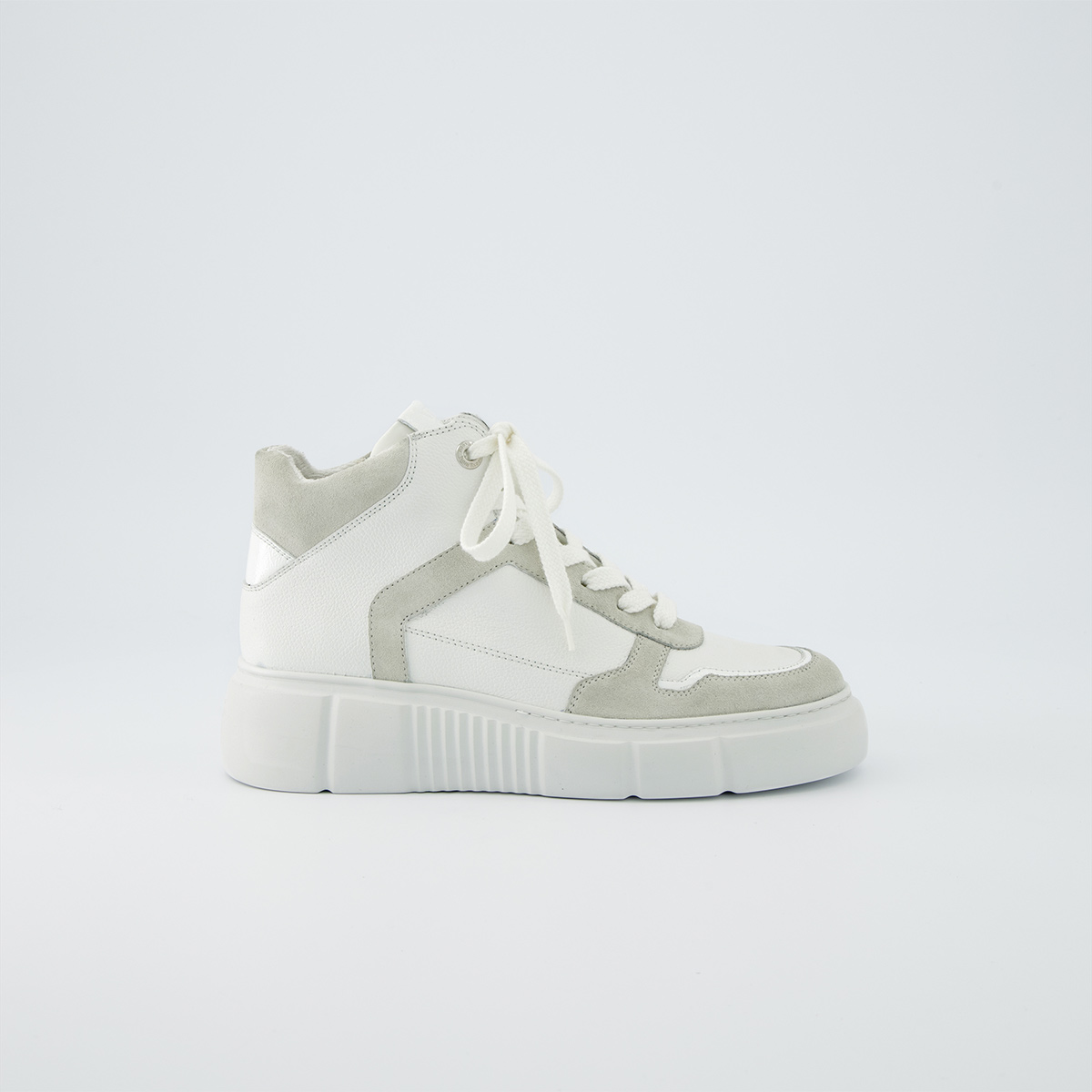 Paul Green 5407-068, Sneaker in Cremig-Weiß für Damen, Größe 36