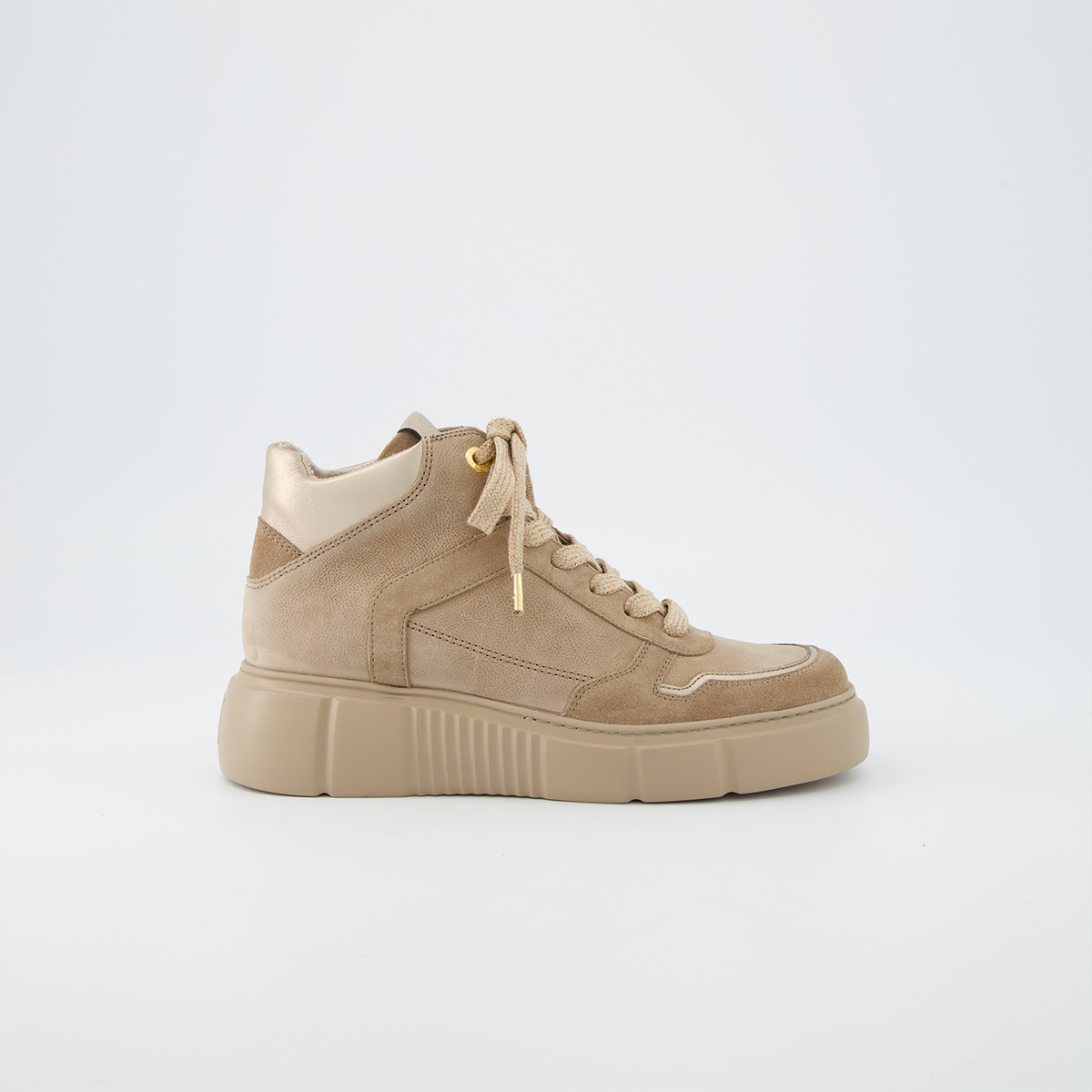 Paul Green 5407-048, Sneaker in Beige für Damen, Größe 37,5