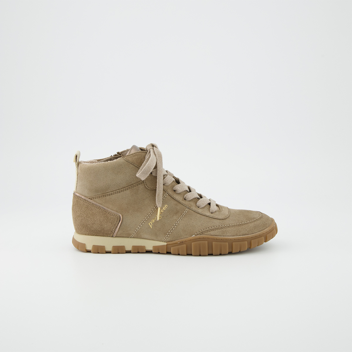 Paul Green 5506-000, Sneaker in Beige für Damen, Größe 41