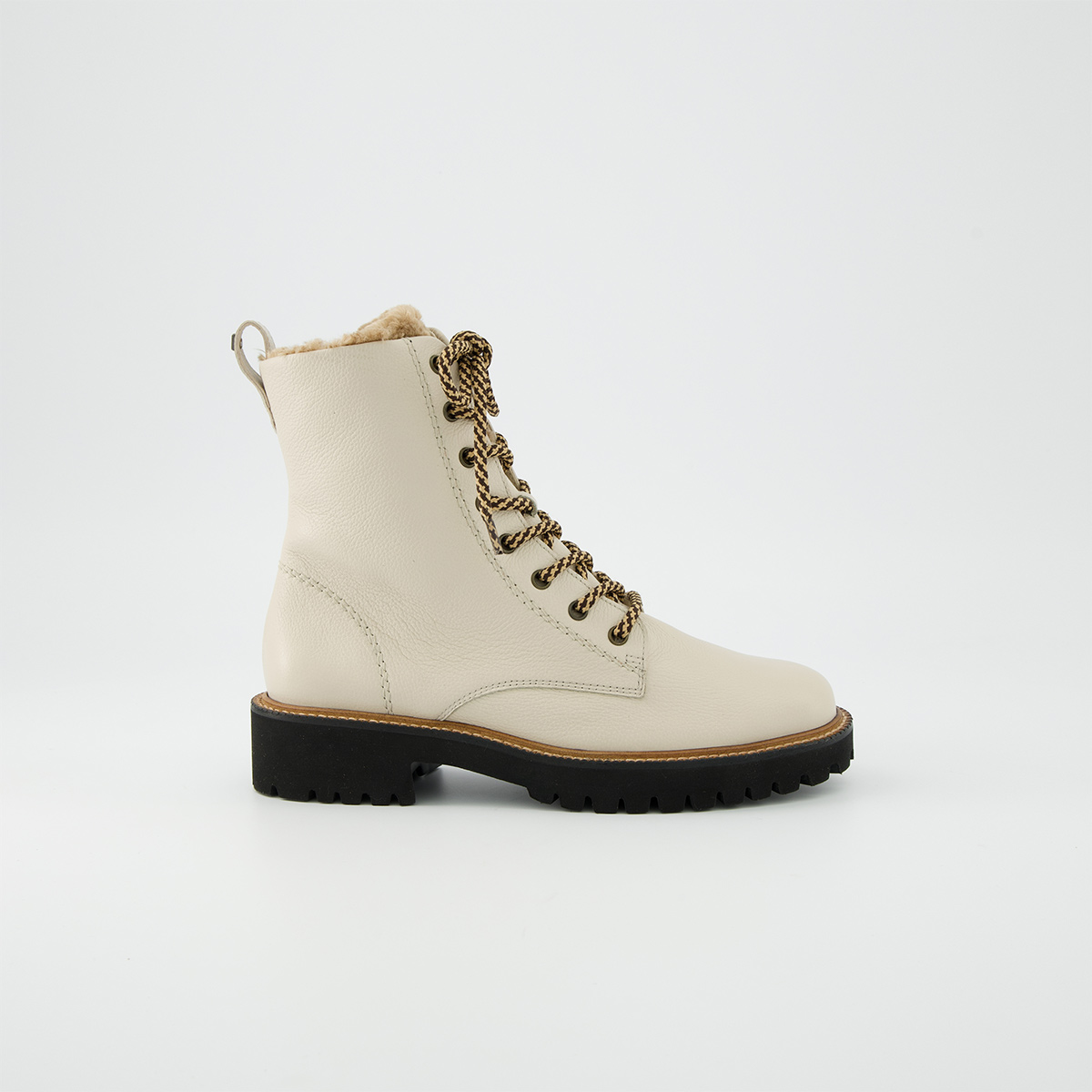 Paul Green 8175-028, Warmfutter, Boots in Weiß / Beige für Damen, Größe 40,5
