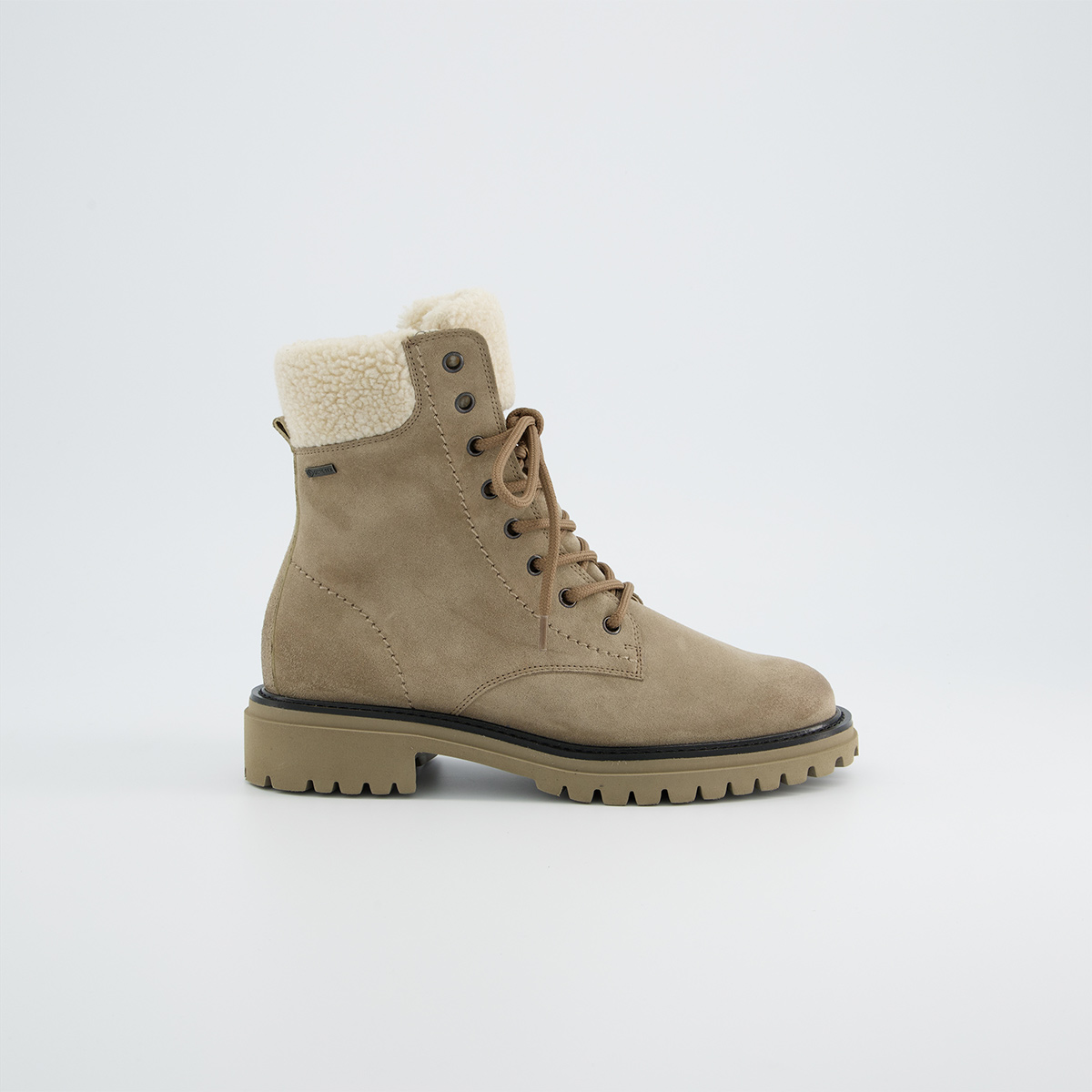 Paul Green 8323-018, Warmfutter, Boots in Beige für Damen, Größe 36