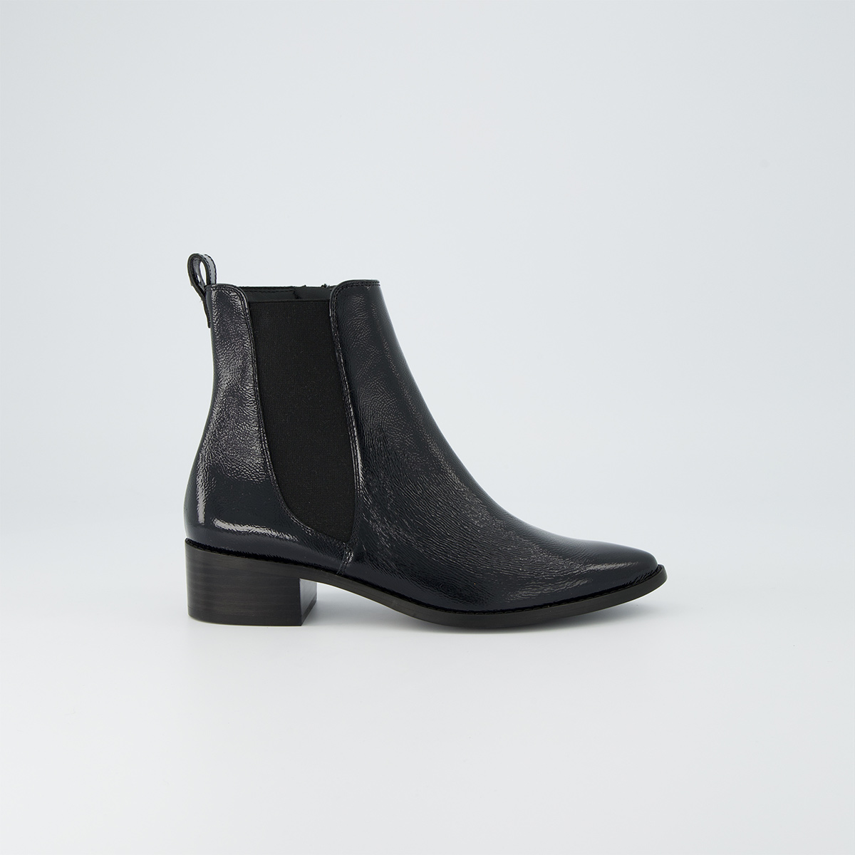 Paul Green 8271-030, Chelsea Boots, Stiefeletten in Schwarz für Damen, Größe 37
