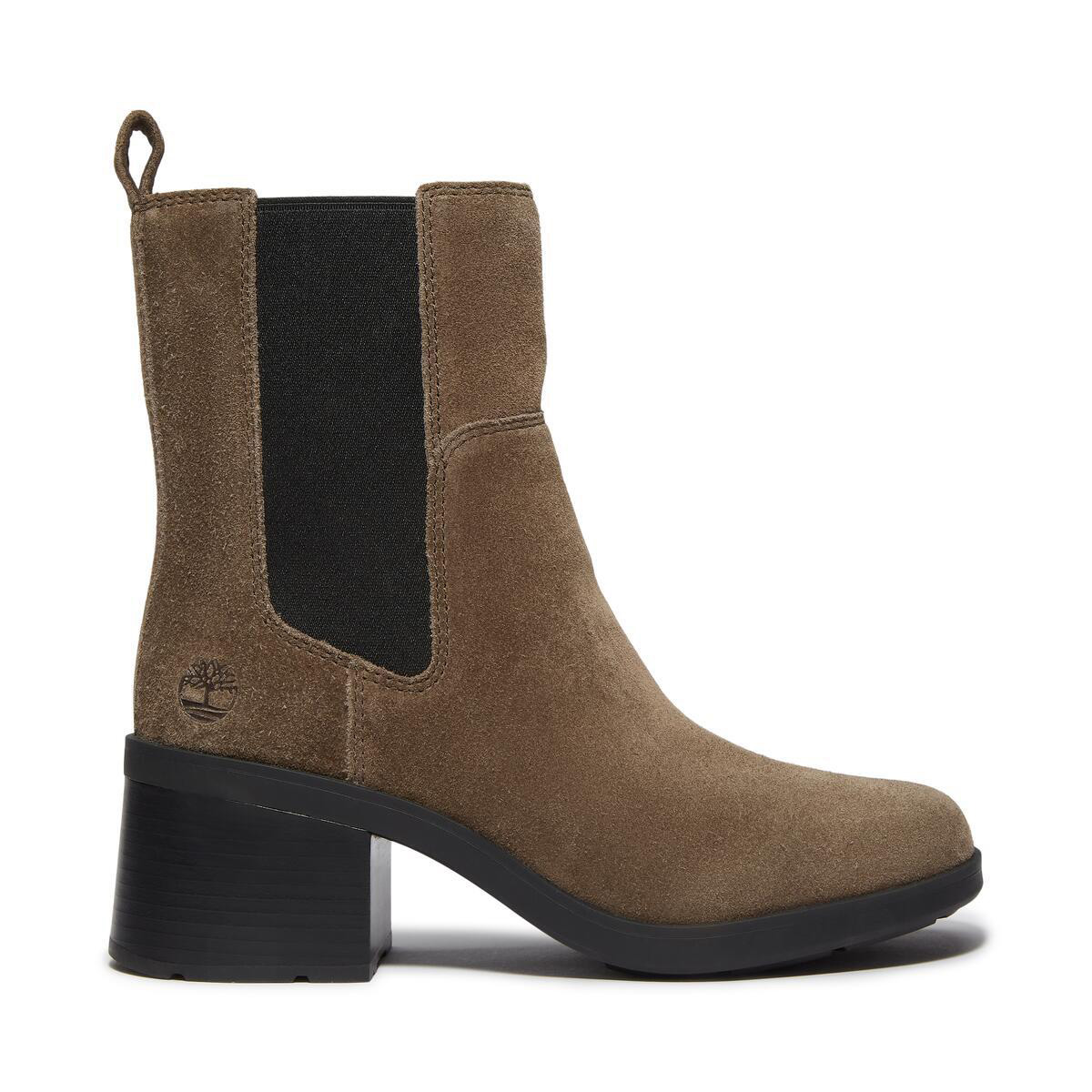 Timberland A424X Bellevaux MID CHELSEA BOOT, Chelsea Boots, Stiefeletten in Braun für Damen, Größe 38