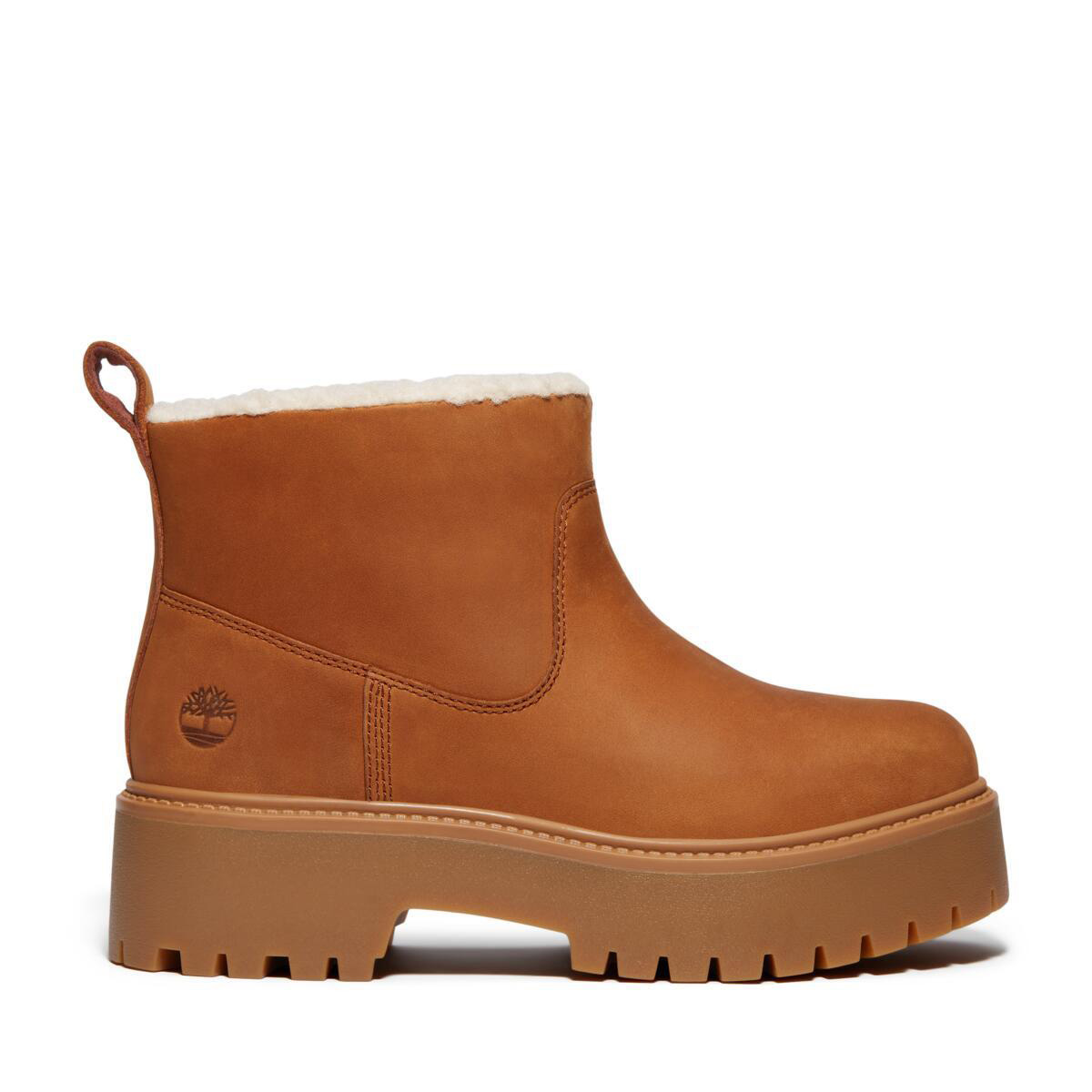 Timberland A283G STONE STREET MID WARM LINED BOOT, Warmfutter, Stiefeletten in Braun für Damen, Größe 38,5
