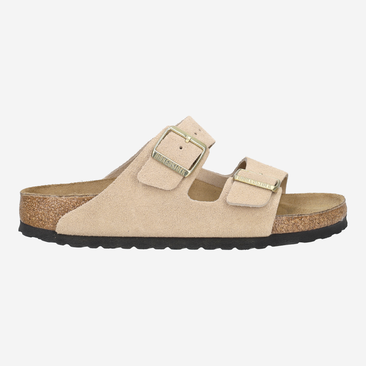 Birkenstock 1029260 ARIZONA SUEDE LEATHER, Sandaletten in Beige für Damen, Größe 43