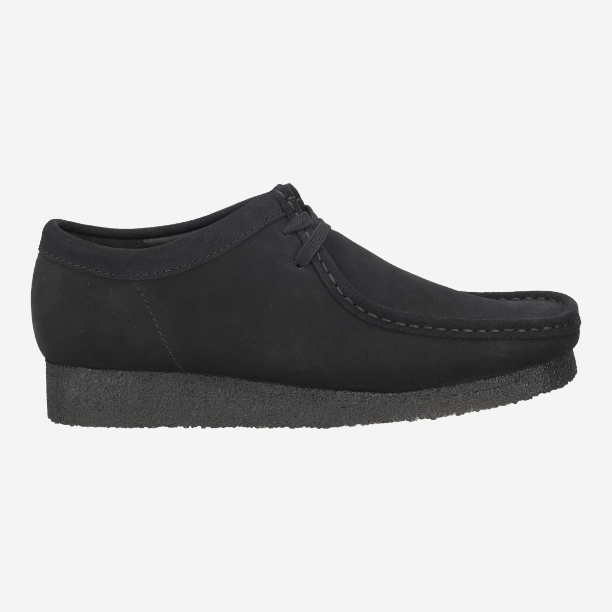 Clarks Wallabee 26188315 7, Schnürschuhe in Schwarz für Herren, Größe 44,5