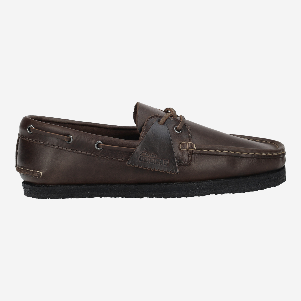 Clarks Godney Boat 26185683 7, Schnürschuhe in Braun, dunkel für Herren, Größe 43