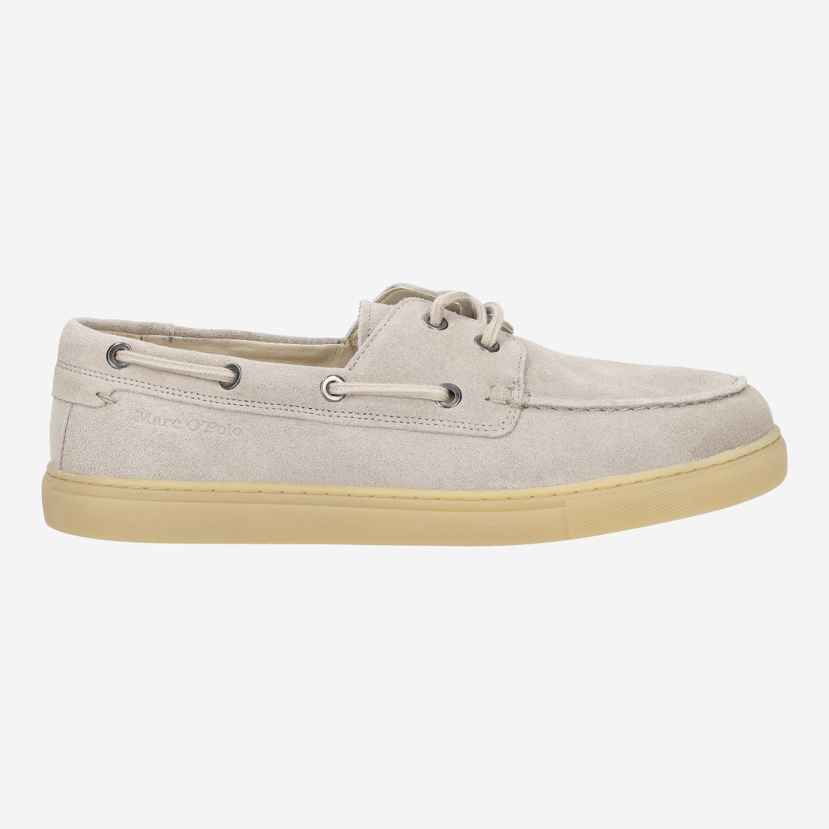 Marc O’ Polo KARO 1B, Schnürschuhe in Beige (Light Taupe) für Herren, Größe 45