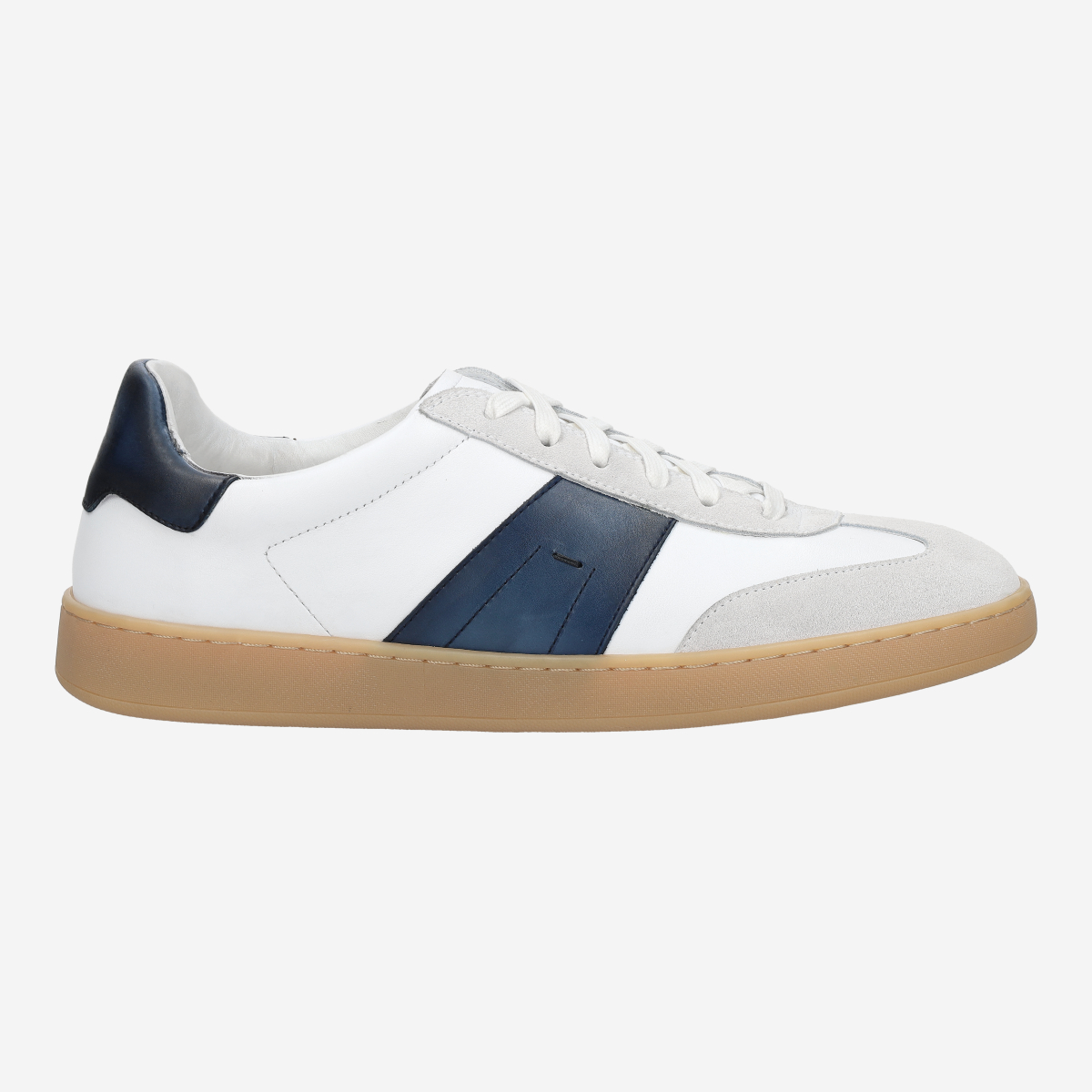 Magnanni 25851-759 BLANCO AZUL, Sneaker in Weiß kombiniert für Herren, Größe 43