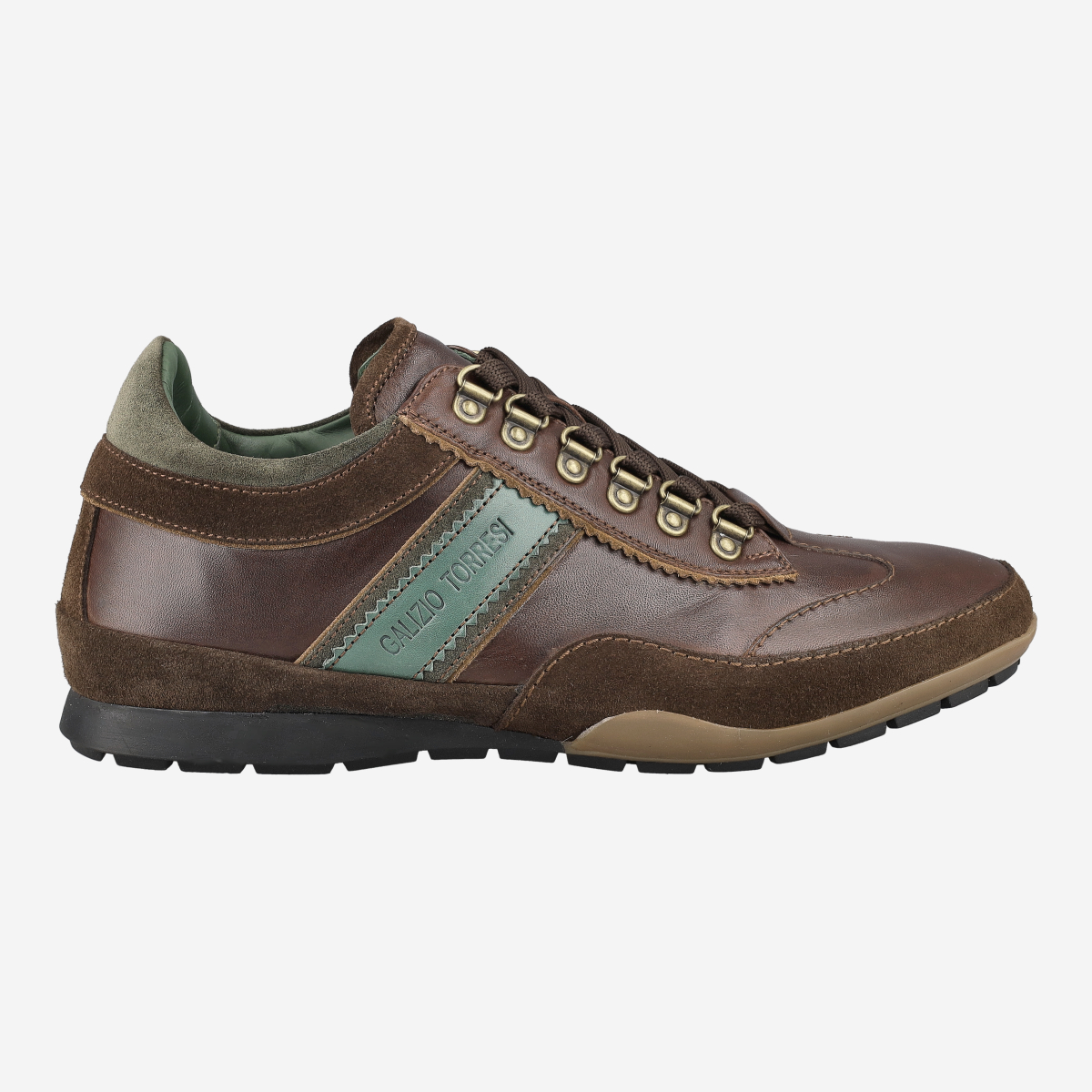 Galizio Torresi 415568 V70843, Sneaker in Braun kombiniert für Herren, Größe 40