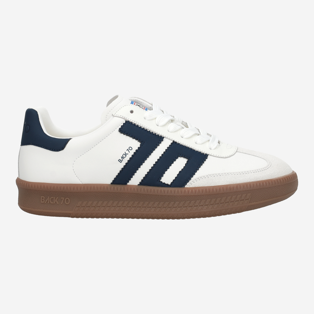 BACK 70 108028-000002 DOUBLE V26, Sneaker in Blau, kombiniert für Herren, Größe 43