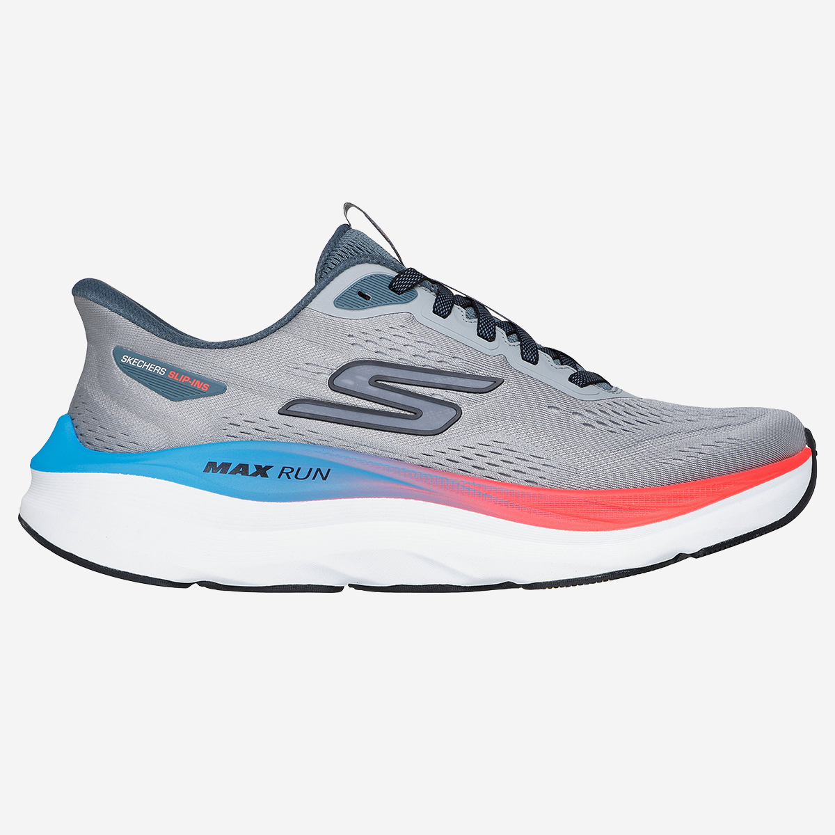 Skechers 221000 GYMT MAX RUN, Sneaker in Grau für Herren, Größe 44