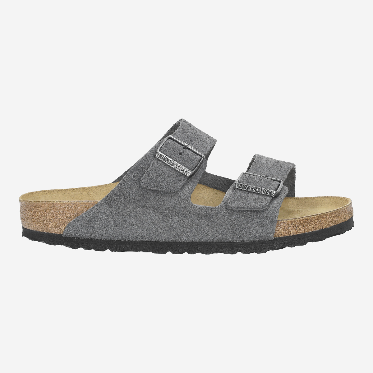 Birkenstock 1031632 ARIZONA SUEDE, Sandaletten in Grau für Herren, Größe 41
